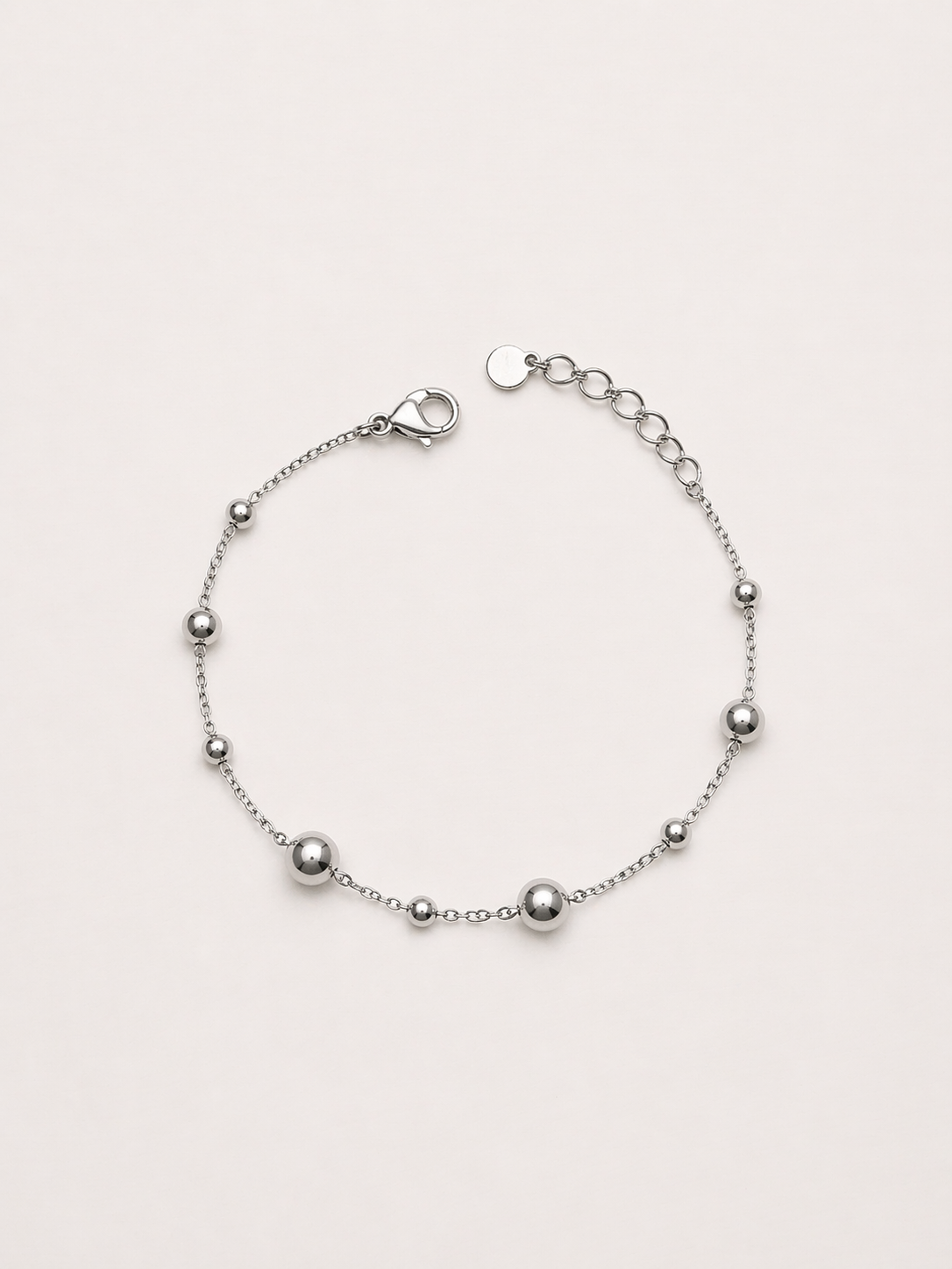 Silver Beads Bracelet