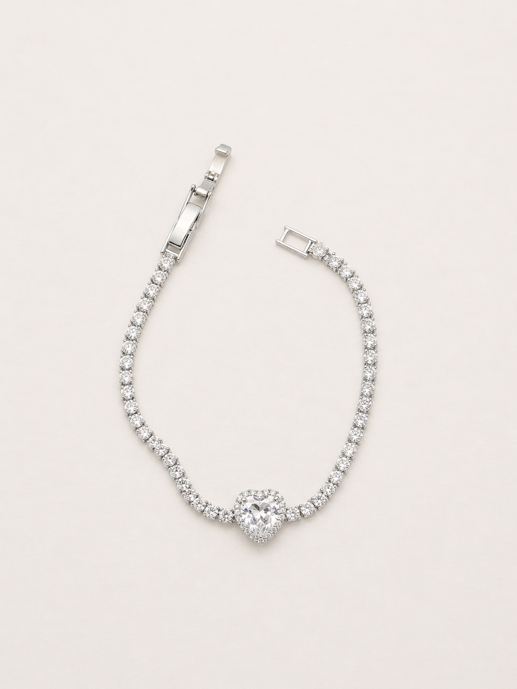 Crystal Heart Bracelet