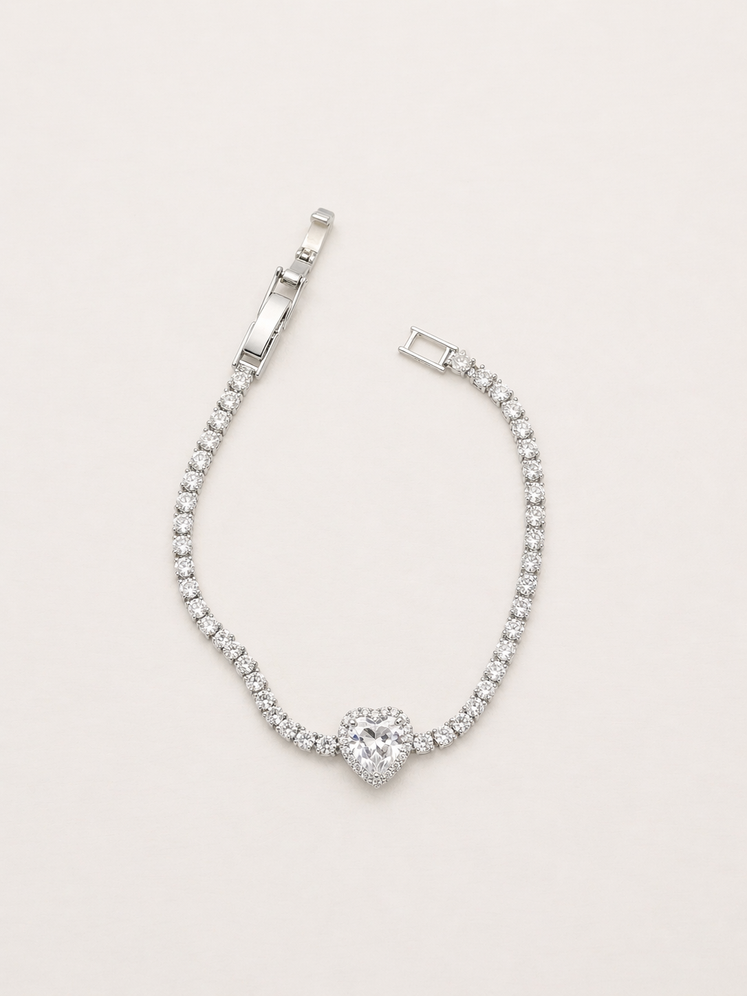 Crystal Heart Bracelet