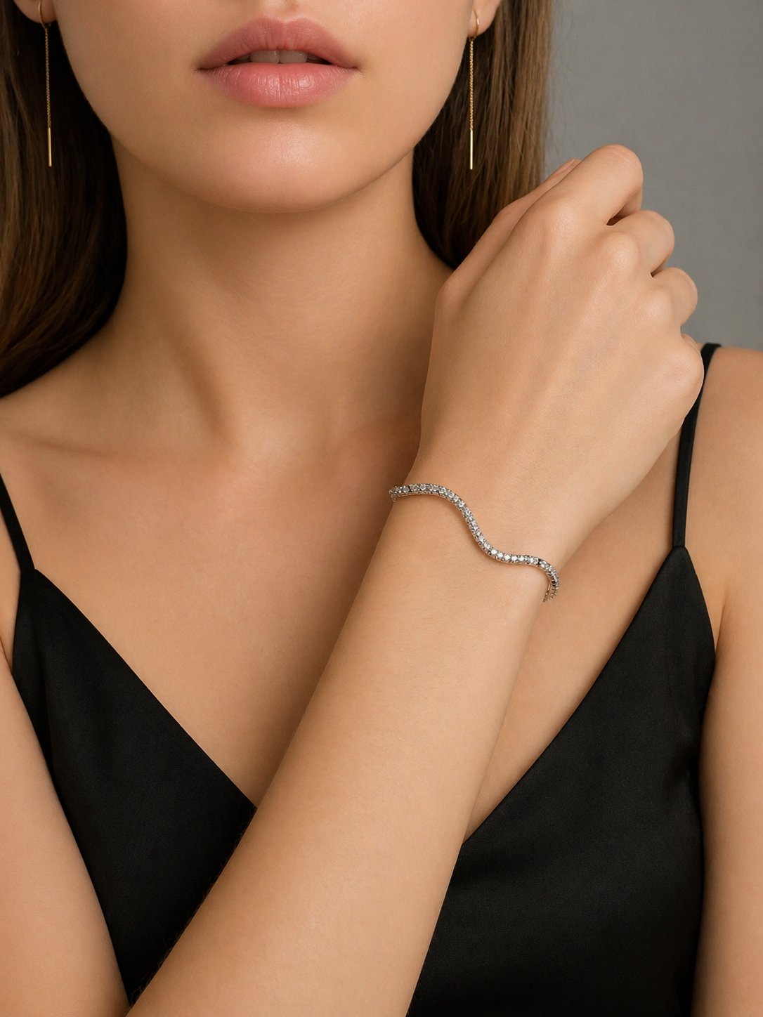 Crystal Wave Bracelet